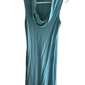 George Teal Cowl Neck Sleeveless Tunic